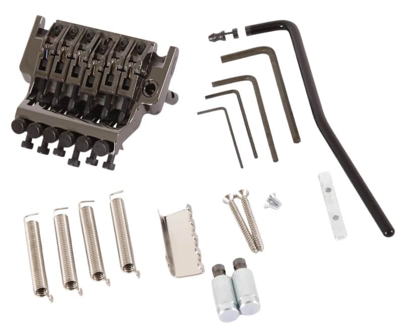 Ibanez EDGE Guitar Tremolo Bridge with 31mm Block, 2ED1R31K - COSMO BLACK image 1