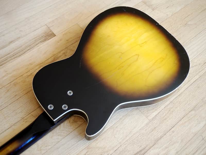 1960 Silvertone Stratotone Mars Model 1421 Vintage Guitar by