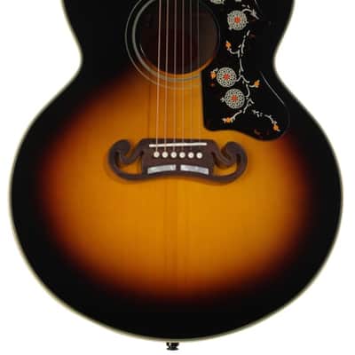 Epiphone 1957 SJ-200 Reissue Acoustic-electric Guitar - Vintage Sunburst image 2