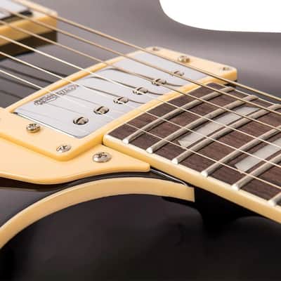 Vintage V100 Premium Electric Guitar | Gloss Black | V100BLK Limited Edition image 6