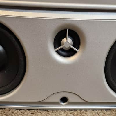 Polk Polk Audio RM6761  compact satellite/surround speakers 5 speakers (no subwoofer) 90s  - Silver image 4