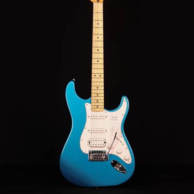 Fender Standard Stratocaster HSS, Maple FB, Aqua Marine Metallic image 6