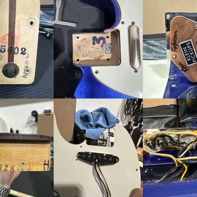 Fender American Standard Telecaster 2013 Mystic Blue with Klein Fat Man Pickups USA w/ Bag image 22