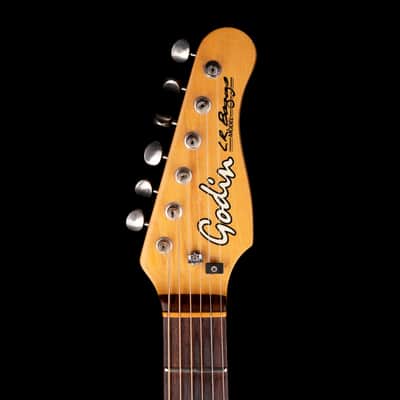 Pre Owned Godin Acousticaster Black With HSC image 12