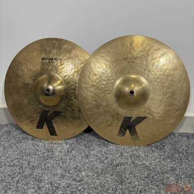 Zildjian K 14” Hihat Cymbals (Brilliant Heavy) image 1