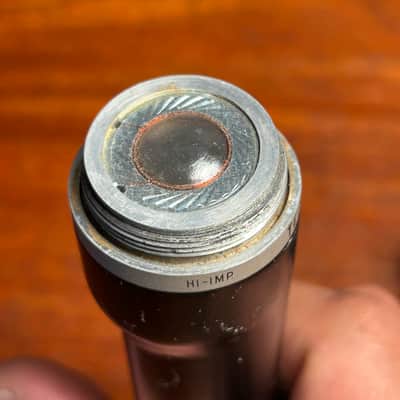 1967 Teisco Sound Research Labs DM-108 stero microphone pair vintage cardioid dynamic w/ lo-z transformer ( electro voice 666 and Shure Sm57 combined ) image 7