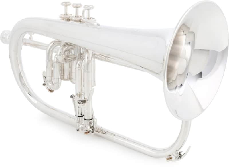 Yamaha YFH-631G Professional Bb Flugelhorn - Silver-plated with Gold Brass Bell (YFH631GSd1) image 1