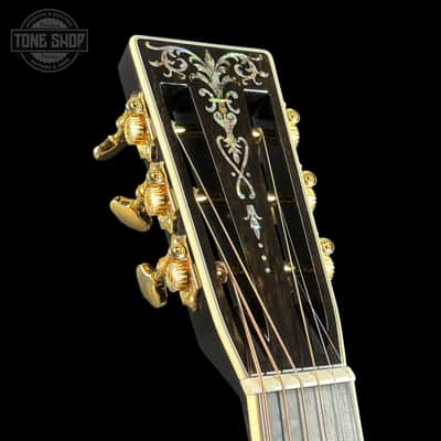 Martin Custom Shop 00-42 Torch Motif Black Sitka/EIR w/Case image 6