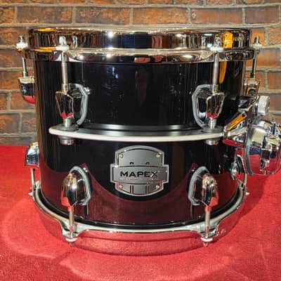 Mapex Saturn Evolution Maple 10x8" Tom Black w/ Evans Top Head image 6