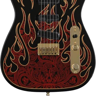 Fender James Burton Artist Series Signature Telecaster 2007 - Present - Red Paisley Flames image 2