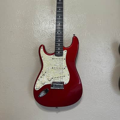 Fender American Standard Stratocaster Left-Handed with Rosewood Fretboard 1990 - 1993 - Frost Red image 3
