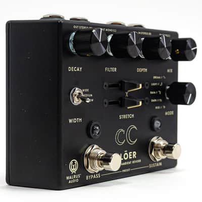 Walrus Audio Sloer Stereo Ambient Reverb Effect Pedal – Black (New) image 4