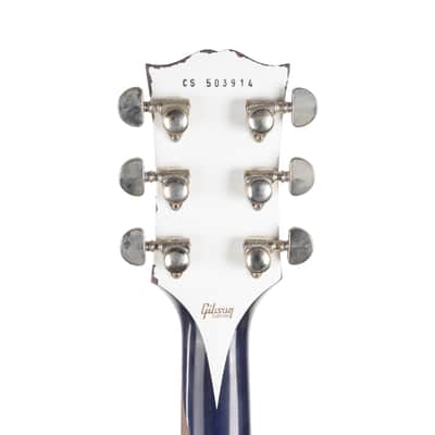 Gibson Custom Les Paul Custom Murphy Lab Heavy Aged AAAA Flame Top - Nordic Blue image 7