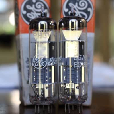 Pair ECL86 6GW8 NOS Tubes - "Brimar G. Britain" - Branded GE - 1968 - Matched - NIB - Testing New image 3