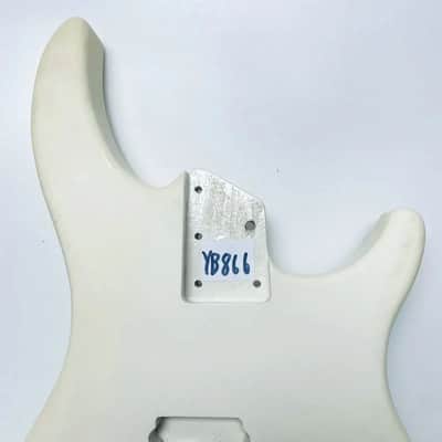 Basswood 4 String Electric Bass Body in White image 3