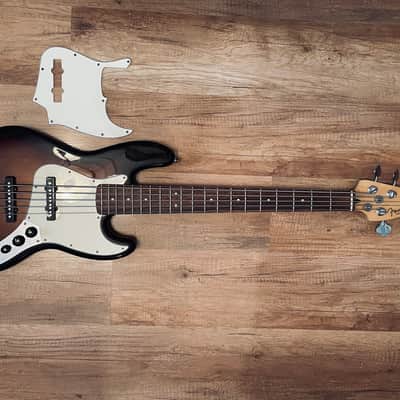 Fender Fender Player Series Jazz Bass V PF – 3-Tone Sunburst (MIM) 2022 - 3-Tone Sunburst image 1
