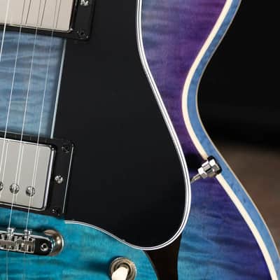 Gibson ES-339 Figured Semi-Hollow Electric Guitar - Blueberry Burst with Hardshell Case image 12
