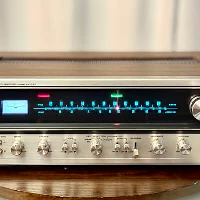 🎶✨ Pioneer SX-737 / SX737 Vintage Stereo Receiver w/ Original Wood Cabinet — Serviced, Cleaned, Tested image 3