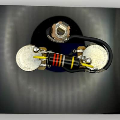 Gibson Les Paul Jr./SG Junior premium wiring harness- 50s style with 0.022uF Bumblebee capacitor image 1