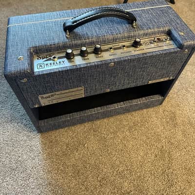 Supro 1970RK Keeley Custom 25-Watt 1x10" Guitar Combo 2018 - Present - Blue Rhino image 2