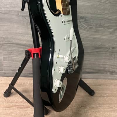 Fender Standard Stratocaster Left-Handed Electric Guitar Black 1998-1999 #2848 image 8