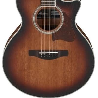 Ibanez AE240JRMHS Acoustic Electric Mahogany Sunburst Open Pore Guitar w/Bag image 1