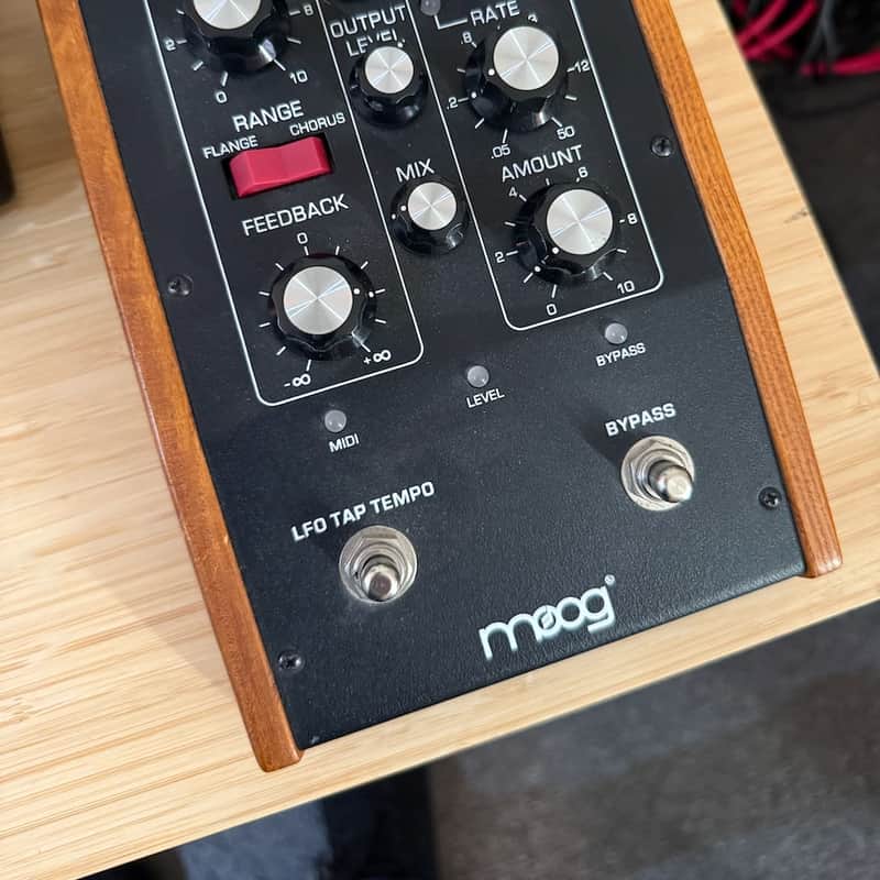 2005 Moog Moogerfooger MF-108M Clusterflux Analog FX Pedal Black