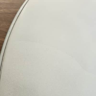 NOS Ludwig Weathermaster 28" Bass Drum Head Smooth White 1960s Script Cloud Stamp image 8