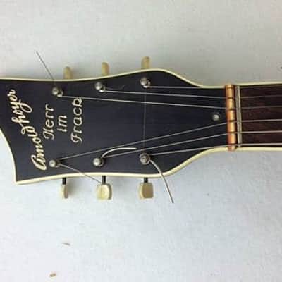 Arnold Hoyer Herr Im Frack 1950's Black Gypsy Jazz Archtop image 2