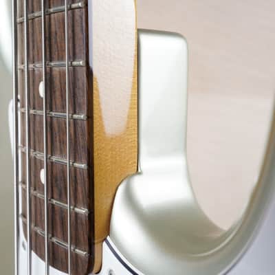 Fender JB-62 Jazz Bass Reissue 2010 Inca Silver Aged Made in Japan MIJ w/ Bag image 17