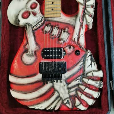 J. Frog Skull & Bones George Lynch Prototype #1 from 1985 Blood Bones image 1