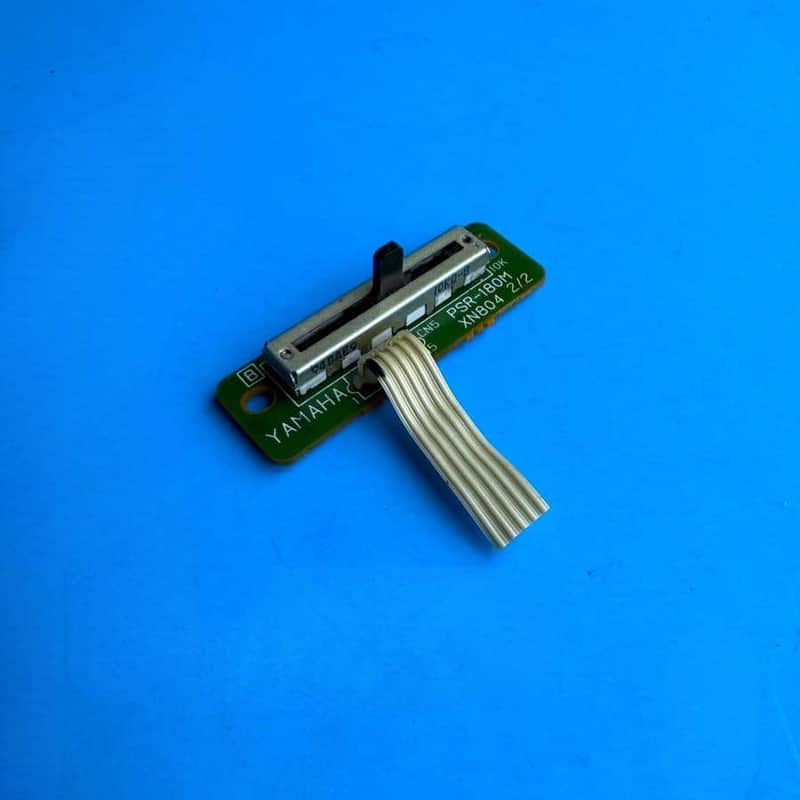 YAMAHA PSR-180 Keyboard Part: Volume Slider Pot PCB Circuit Board [XN804] image 1