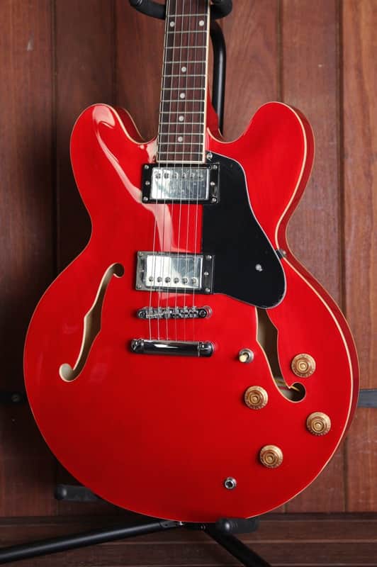 Tokai Legacy ES-Style 335 Cherry Red Semi-Hollowbody | Reverb