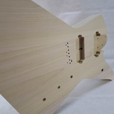 Unfinished Poplar HxH Guitar Body- 7 string - Destroyer Fits Ibanez (tm) Universe Neck J2347 image 6