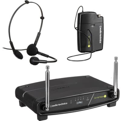 Audio-Technica ATW-901a/H System 9 Wireless Headset Microphone System 2010s - Black image 1