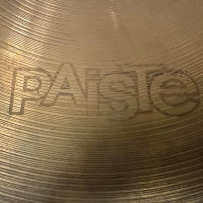20" Paiste 2002 Black Label (1978) Ride 2160gr (VIDEO) image 7
