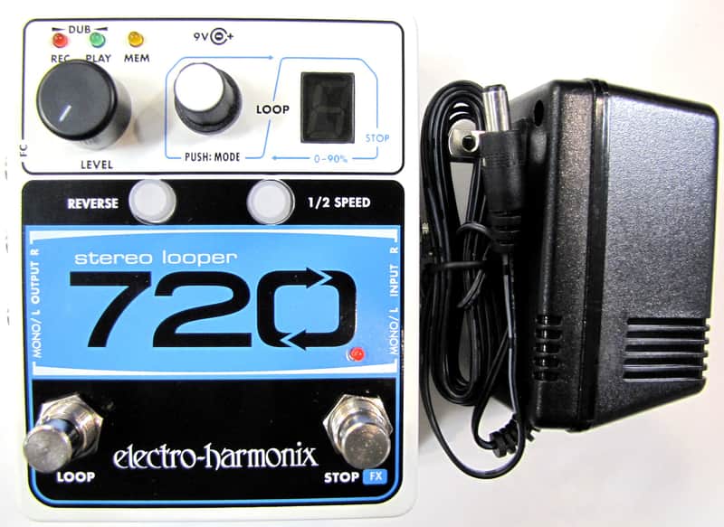 Used Electro-Harmonix EHX 720 Stereo Recording Looper Guitar