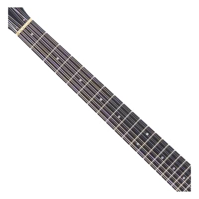 Washburn Hawk 12-String Electric Guitar - Trans Black image 3