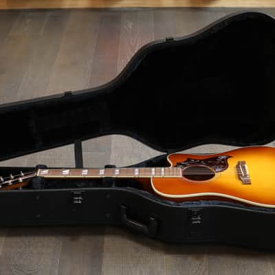 Minty! 2024 Gibson Hummingbird Standard EC Acoustic Guitar Lightburst + OHSC image 22