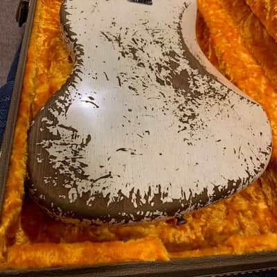 Fender Custom Shop 1964 Jaguar Super Heavy Relic Olympic White image 10
