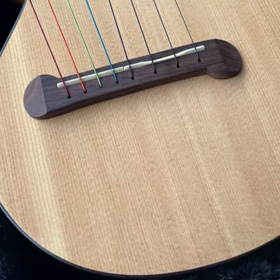 aNueNue Electric Tenor Harp Ukulele 2012 - Natural Satin Wood Grain image 4