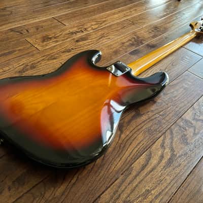 1992 Fender JB-62 Jazz Bass 1962 Reissue MIJ Sunburst Fujigen Japan image 11