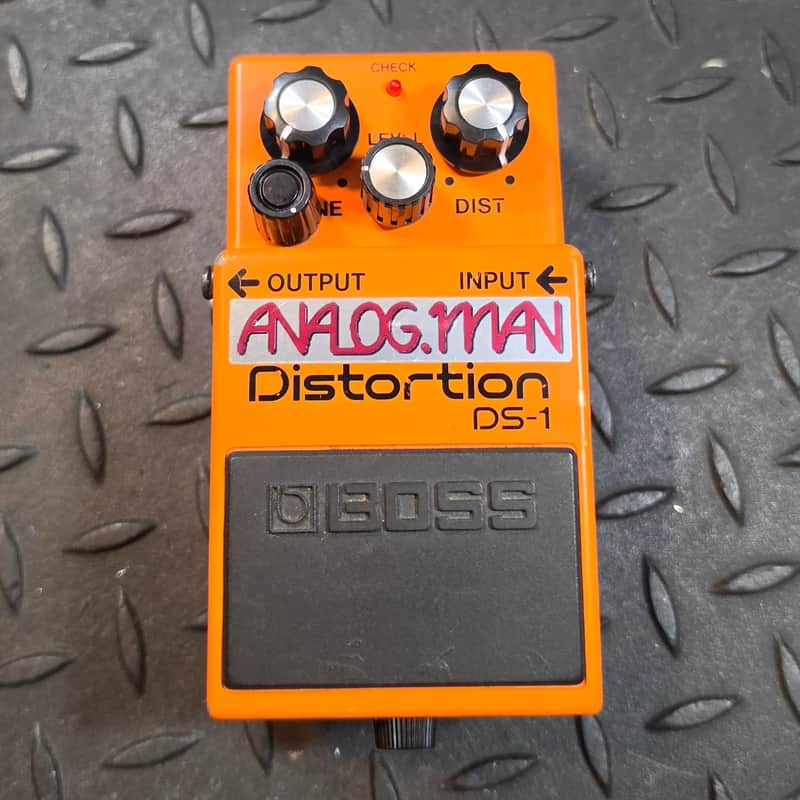 Boss DS-1 Distortion Modded Analogman Pro/Midrange Knob Mod Taiwan Mids image 1