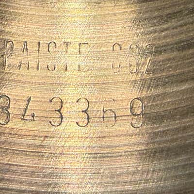 Vintage ‘83 Paiste 602 Blue Label 14” Heavy Hi Hat image 5