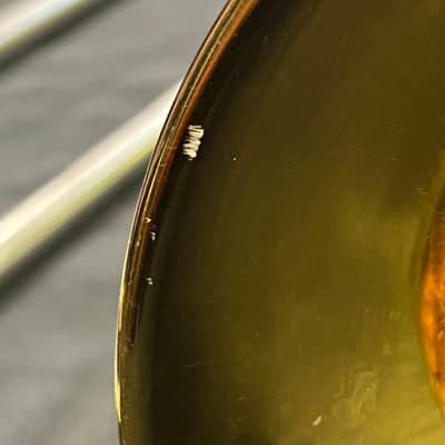 VINTAGE 1960s King 2B Liberty Straight Tenor Trombone image 24