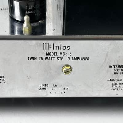 Vintage Mcintosh MC-225 Tube Amplifier image 11