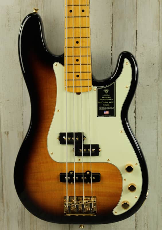 DEMO Fender 75th Anniversary American Professional PJ Bass - 2-Color Sunburst (664) image 1