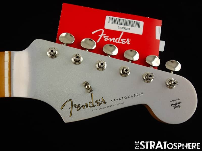 Fender H.E.R. Stratocaster Strat NECK & TUNERS, Painted Headstock image 1