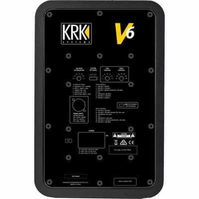 KRK V6 Series 4 6" 2-Way Powered Studio Reference Monitor, Black image 5