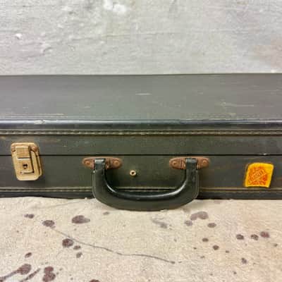 1960's Gibson Square-Rectangle Les Paul Case Yellow-Gold Interior 1968-1969-1970 Vintage image 4